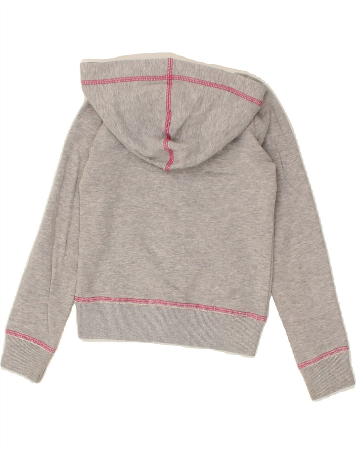 LEVI'S Girls Graphic Zip Hoodie Sweater 4-5 Years Grey Cotton Vintage Levi's and Second-Hand Levi's from Messina Hembry 