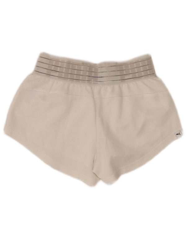 Pantaloncini sportivi grafici da donna Puma UK 8 Small Poliestere bianco