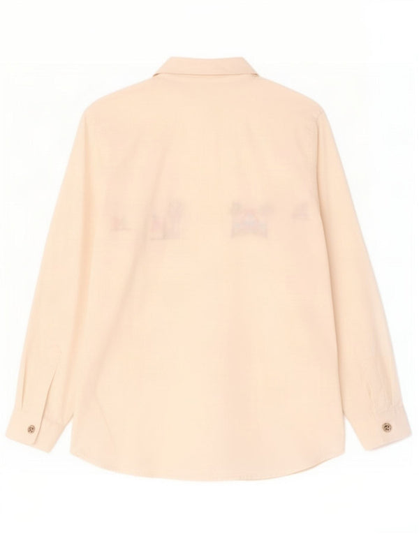 Chemise graphique femme vintage UK 14 Medium Off White