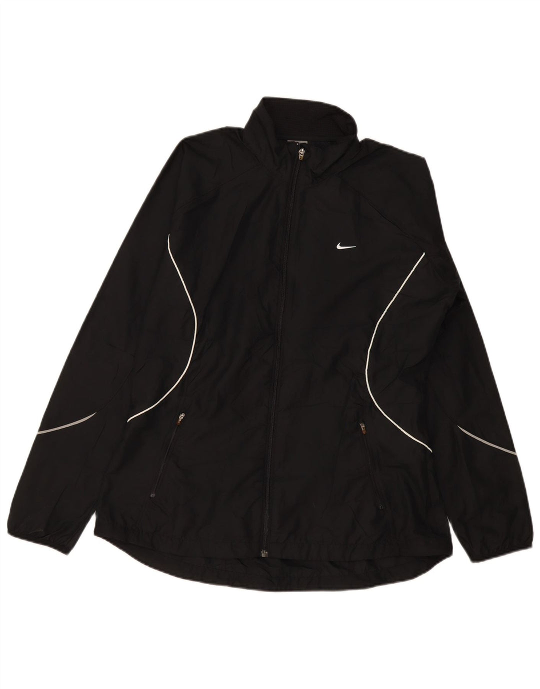 Veste de survêtement Nike Femme UK 16/18 XL Noir Polyester