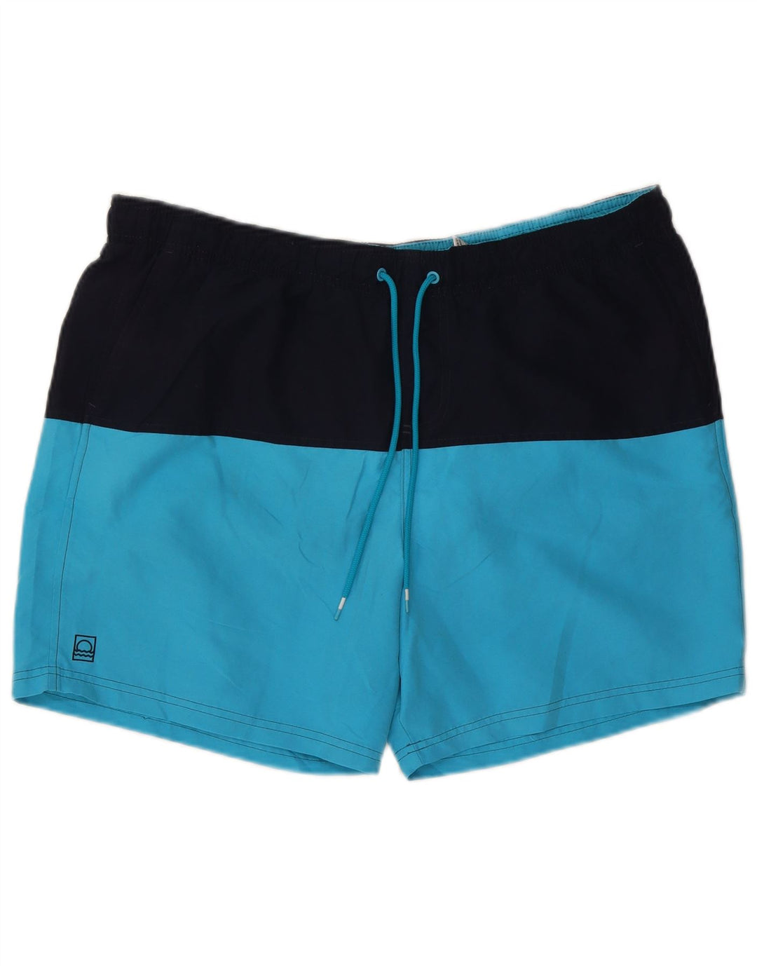 Pantaloncini da bagno da uomo Marks & Spencer XL blu poliestere color block