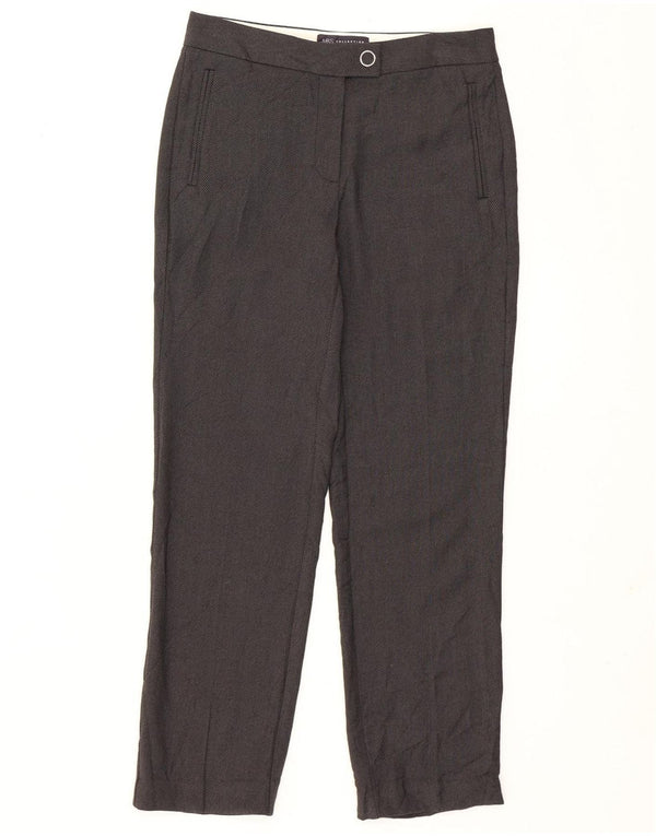 Marks & Spencer Pantaloni drepti pentru femei UK 8 Small W28 L27 Gri