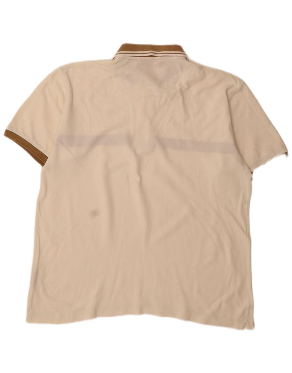 Kappa Polo De Rugby Hombre 2XL Blanco Colorblock Algodón
