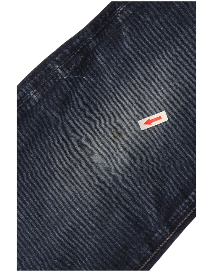 G-Star Mens Slim Jeans W32 L32 Navy Blue Cotton