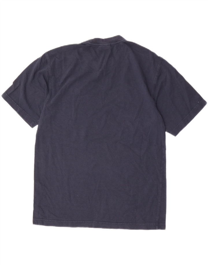 Lacoste Mens T-Shirt Top Size 3 Small Navy Blue Cotton