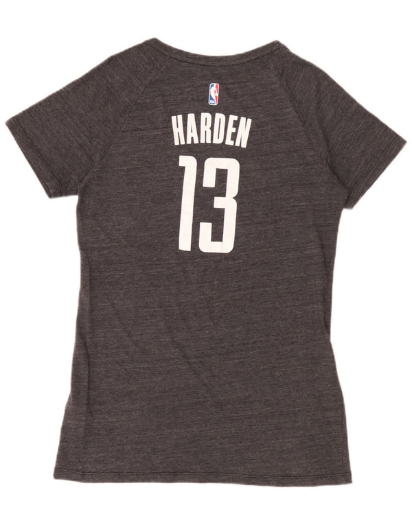 Damska koszulka Adidas Houston Rockets z grafiką Top UK 18 XL Szary poliester