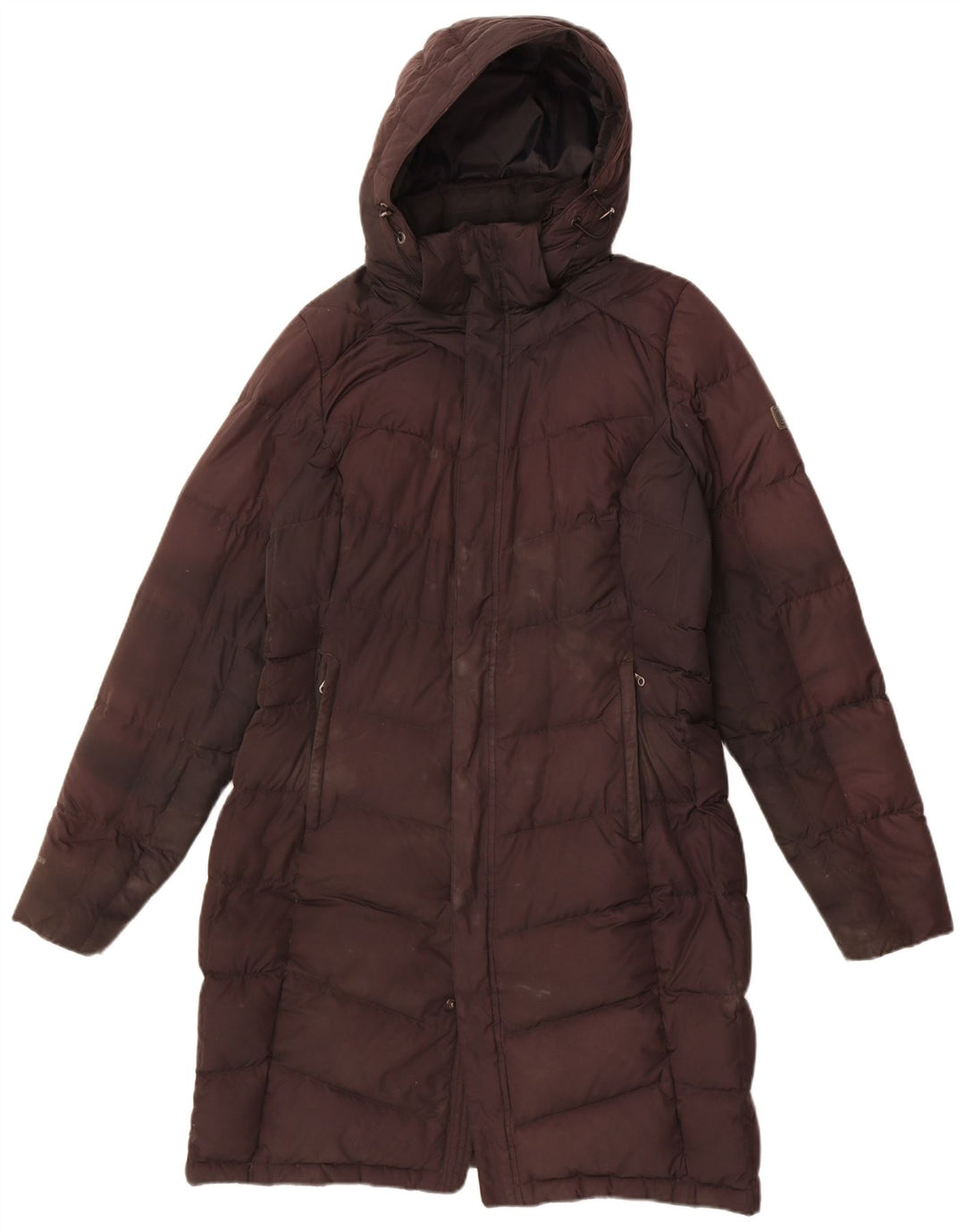 Berghaus Polstret frakke med hætte til kvinder UK 12 Medium Sort Polyester