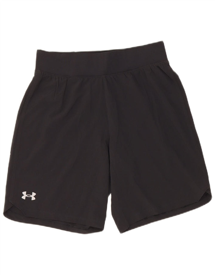 Мужские спортивные шорты Under Armour, средний черный полиэстер
