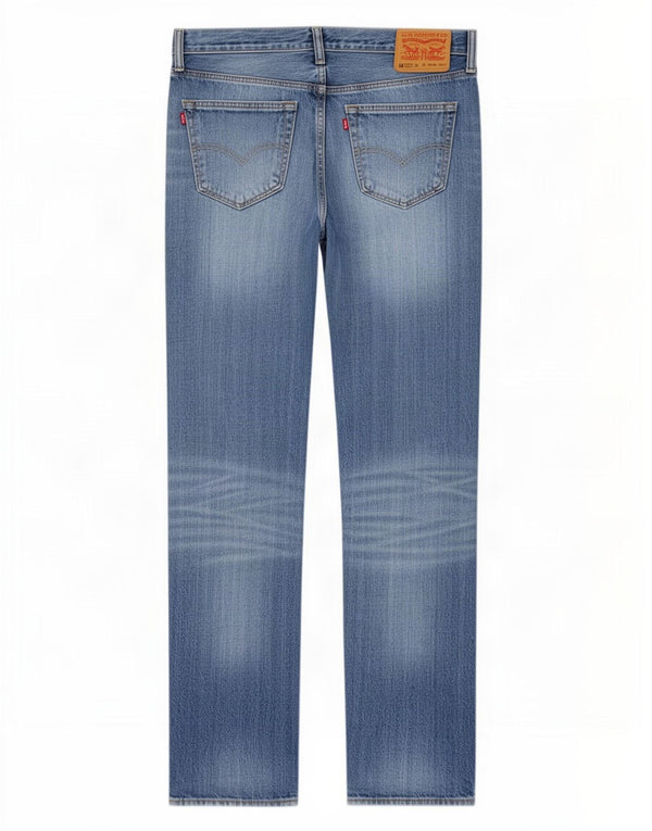 Vaqueros Levi's Mujer 501 Rectos W33 L38 Algodón Azul