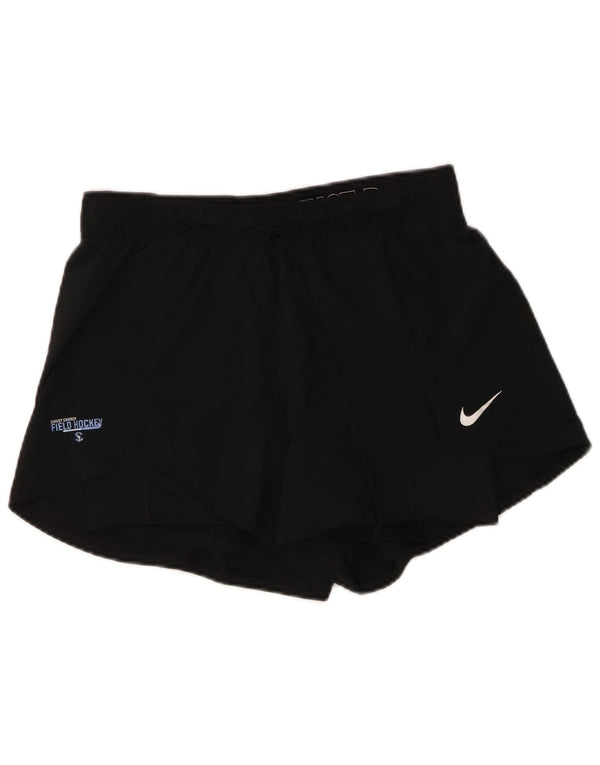 Nike Damen Sportshorts UK 14 Mittelschwarzes Polyester