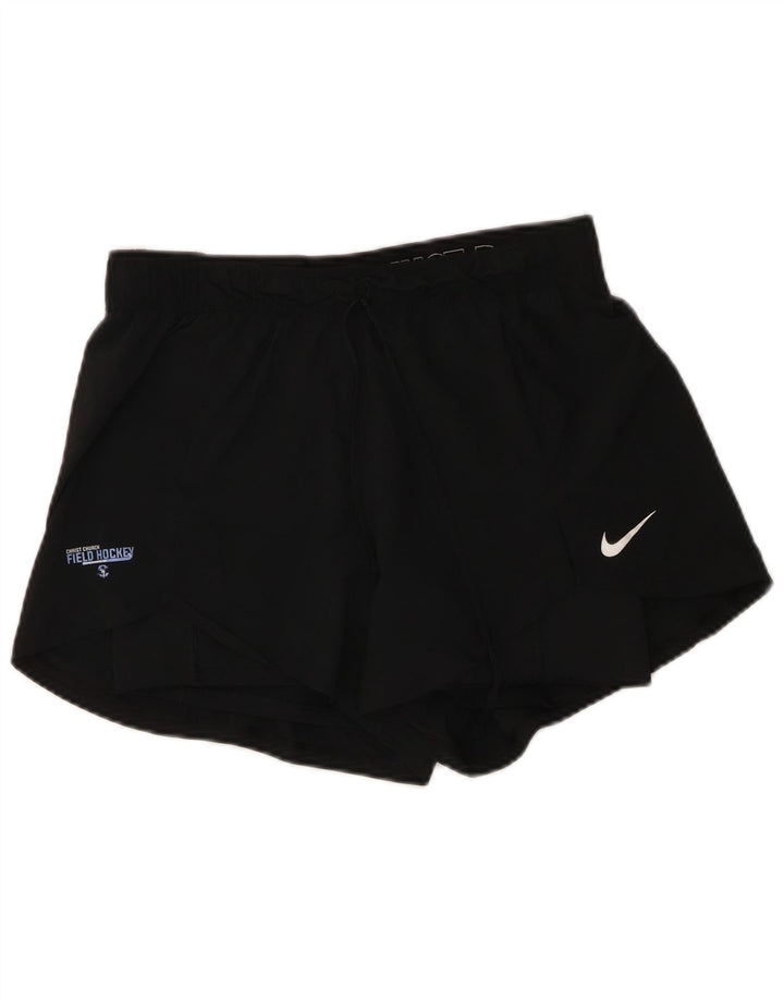 Nike Pantalones cortos deportivos para mujer UK 44 Mediano Negro Poliéster