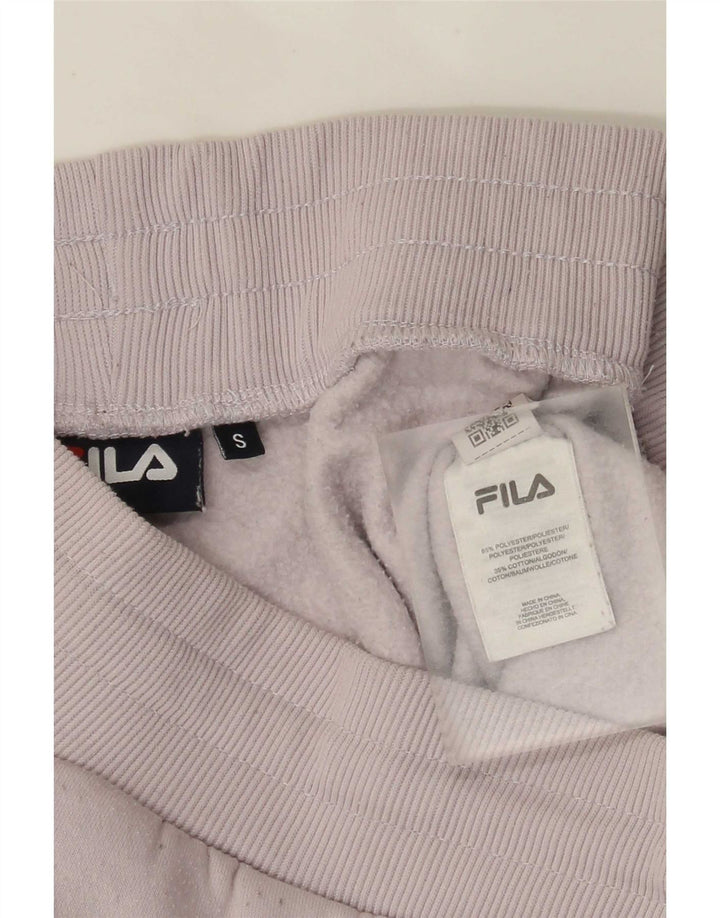 Fila Womens Tracksuit Trousers Joggers UK 10 Small  White Polyester