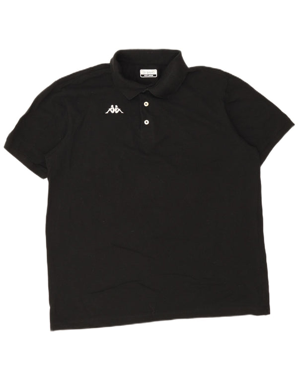 Kappa muška polo majica 3XL crni pamuk
