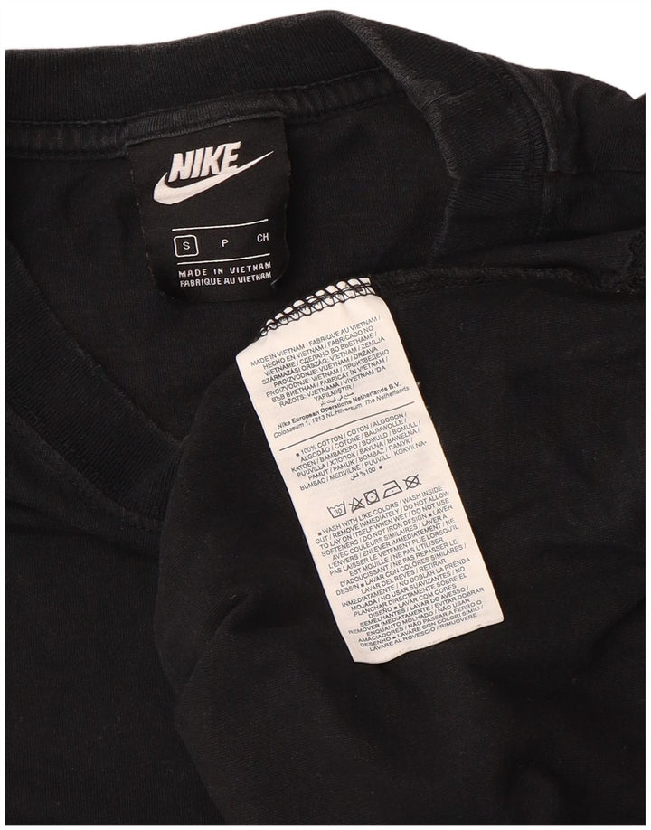 Camiseta Nike Hombre Top Small Negro Algodón