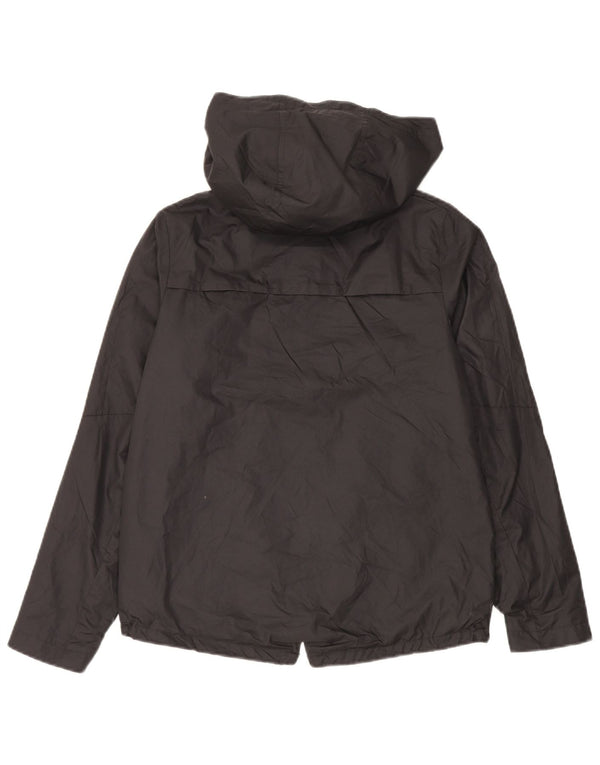 Nike Piger Loose Fit Regnjakke med hætte 13-14 år XL Sort Polyester