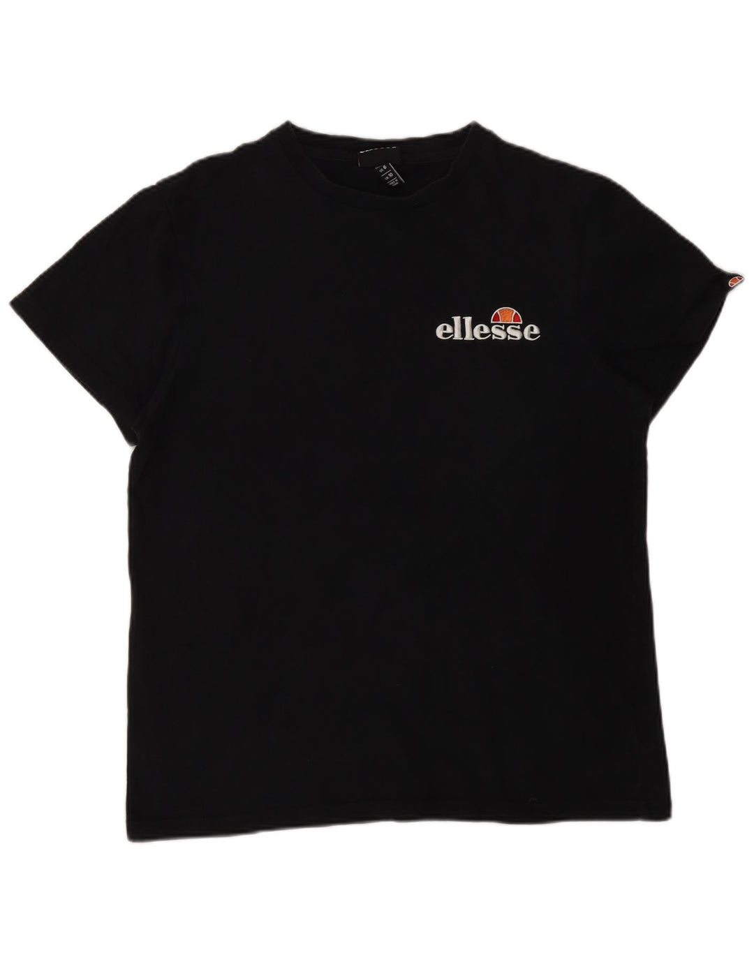 Ellesse Womens Oversized T-Shirt Top UK 10 Small Black