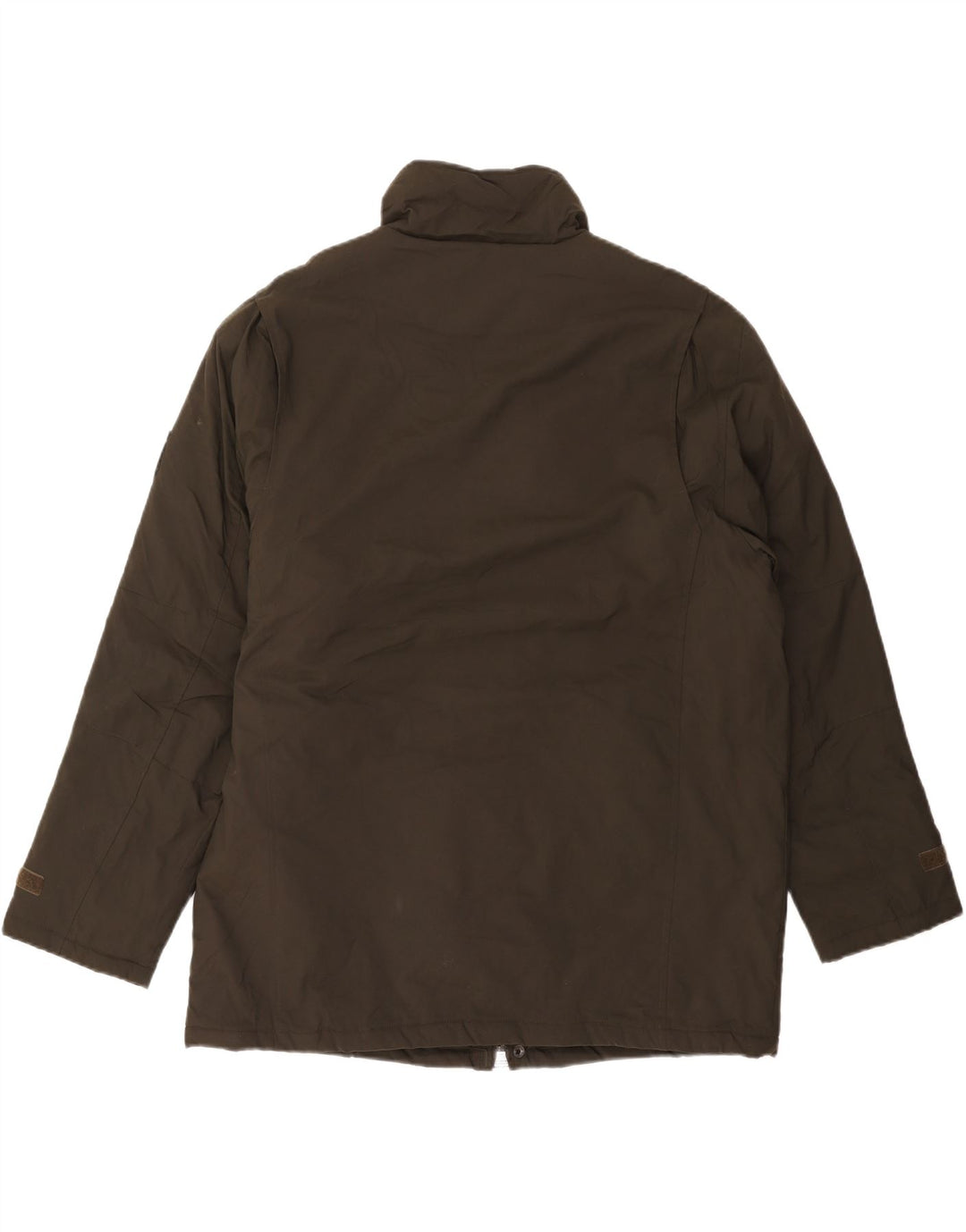 EDDIE BAUER Mens Padded Jacket UK 42 XL Grey Nylon