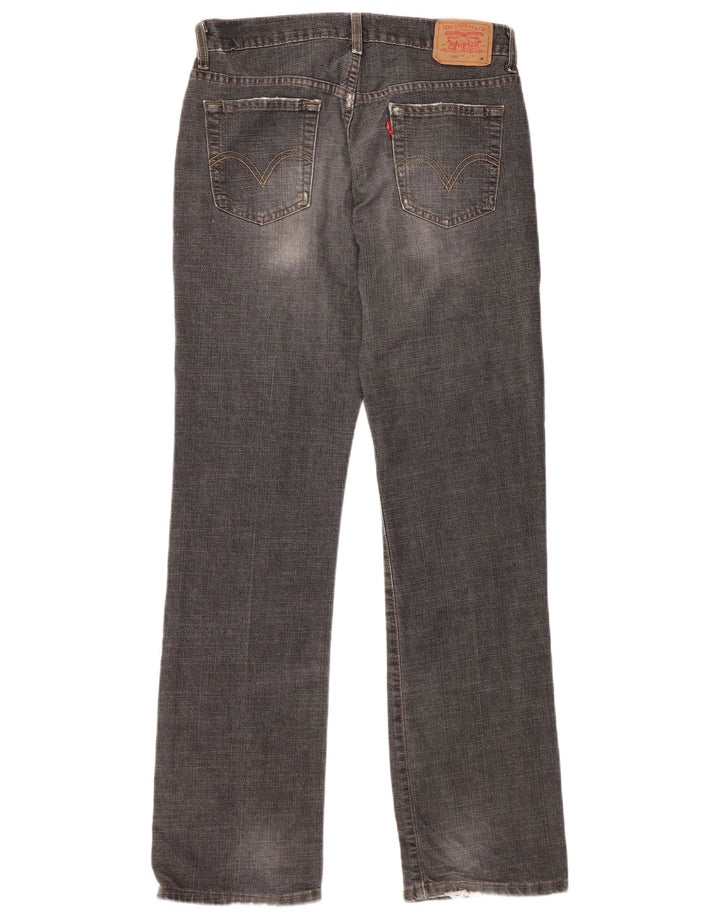 Levi's Donna 505 Jeans dritti effetto consumato US 6 Medio W30 L32 Grigio