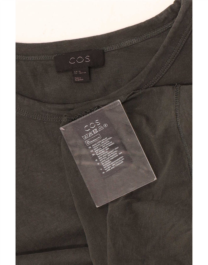 Cos T-Shirt Homme Top XL Gris Coton