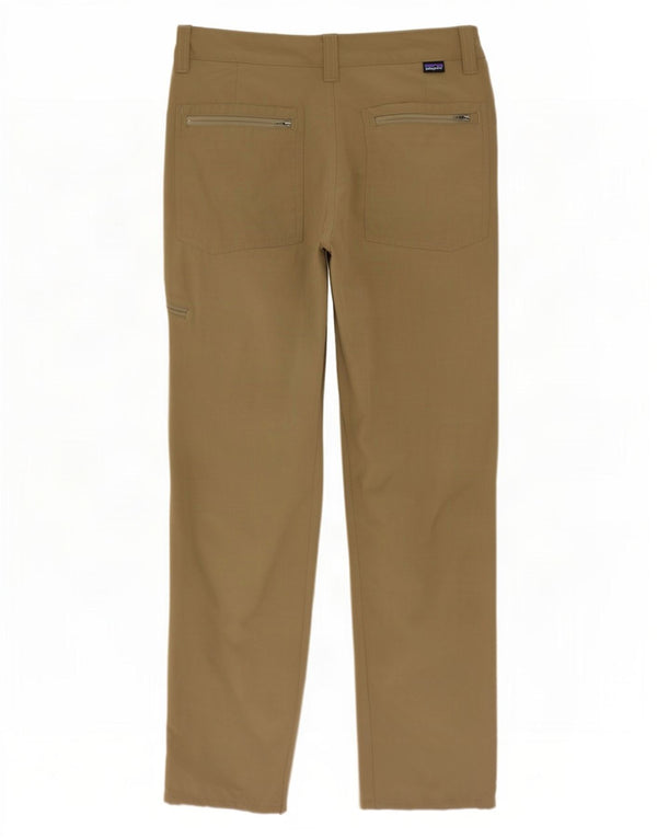 Patagonia Womens Straight Cargo Trousers W32 L30 Khaki