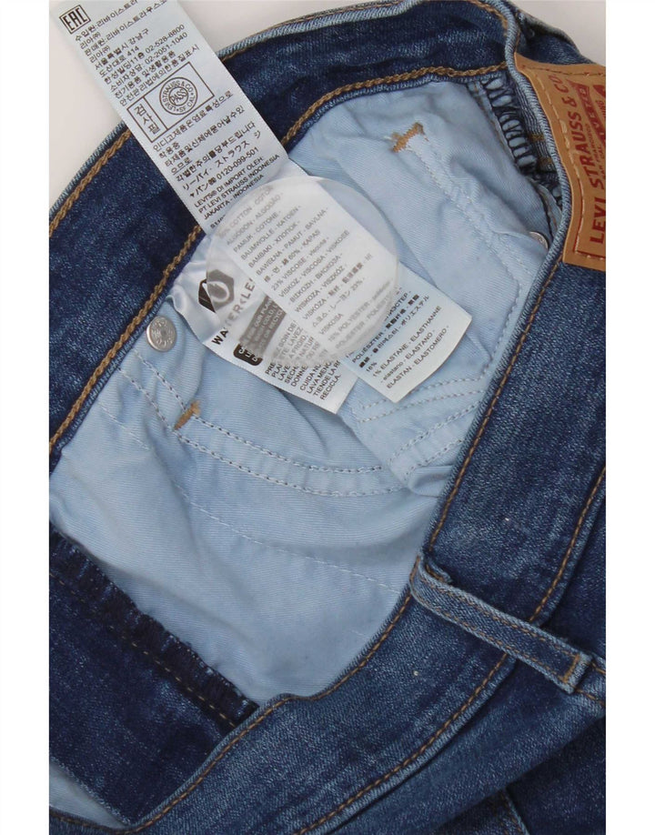 Levi's Womens 312 Shaping Slim Jeans W28 L30 Blue Cotton