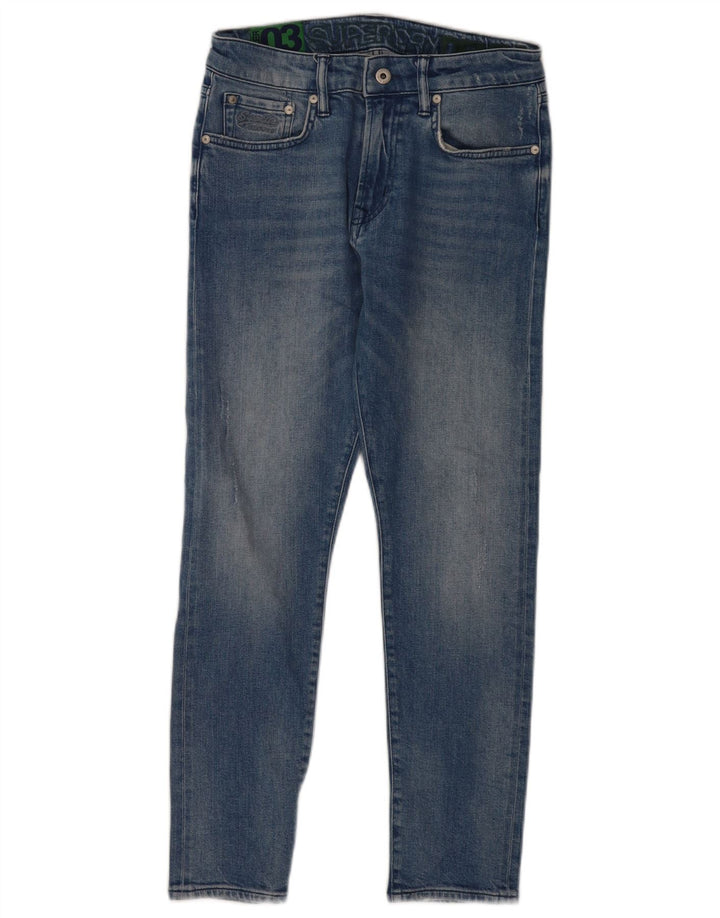 Superdry Jean Slim W30 L27 Bleu Coton Homme