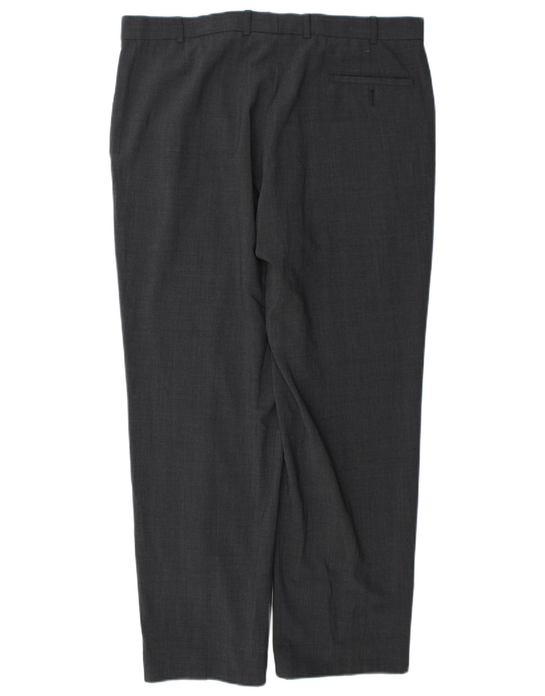 Pantaloni da abito su misura da uomo Marks & Spencer W38 L31 poliestere grigio