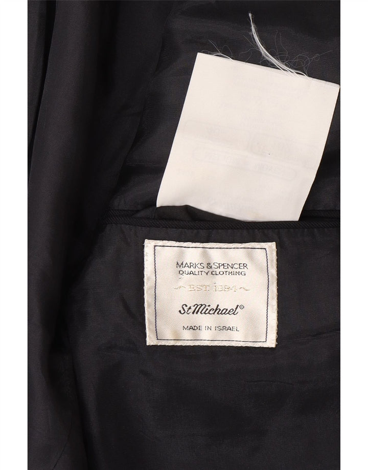 Marks & Spencer Mens St. Michael Blazer Jacket UK 40 Medium Navy Blue