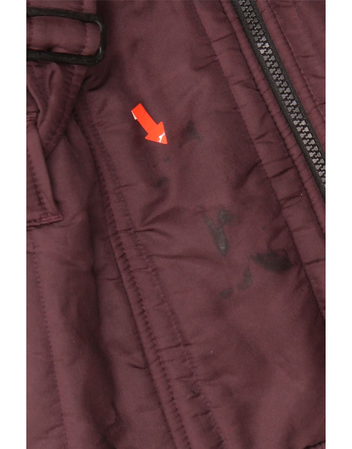 Refrigiwear Chaqueta acolchada para mujer UK 12 Mediana Púrpura Poliamida