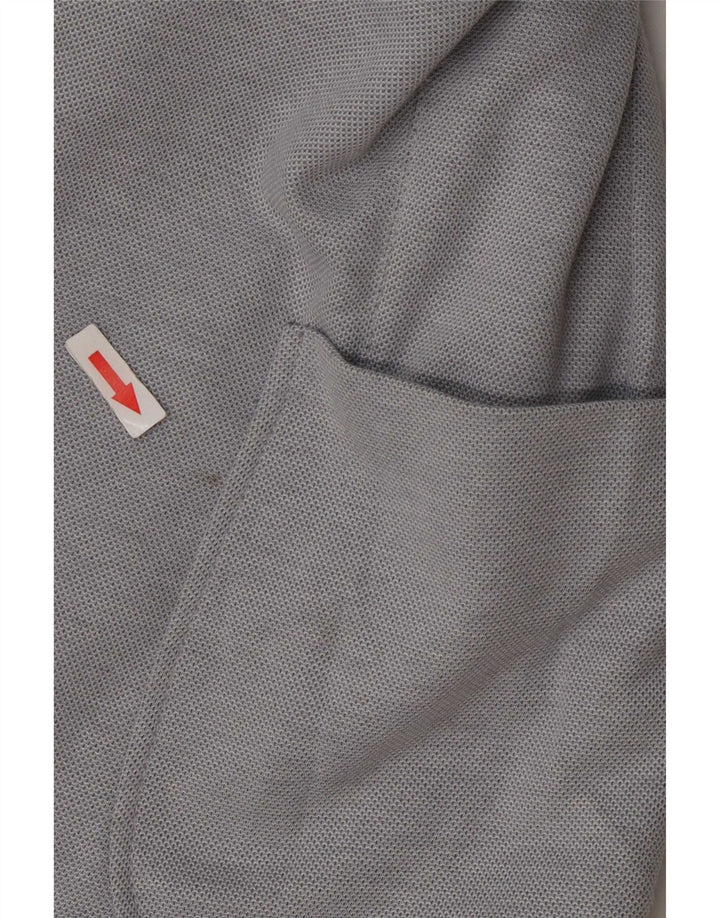 Zara Chaqueta tipo blazer de 2 botones para hombre EU 52 Grande Gris Colorblock Poliéster