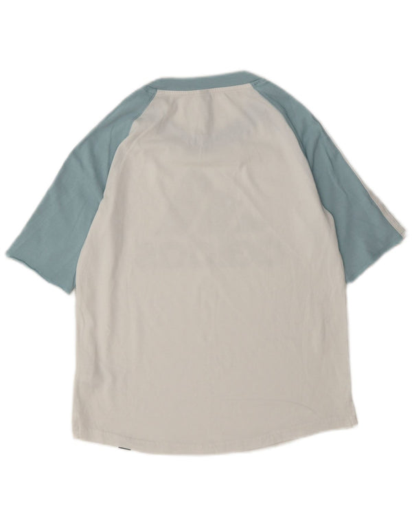 Adidas Womens Graphic T-Shirt Top UK 8/10 Small White Cotton
