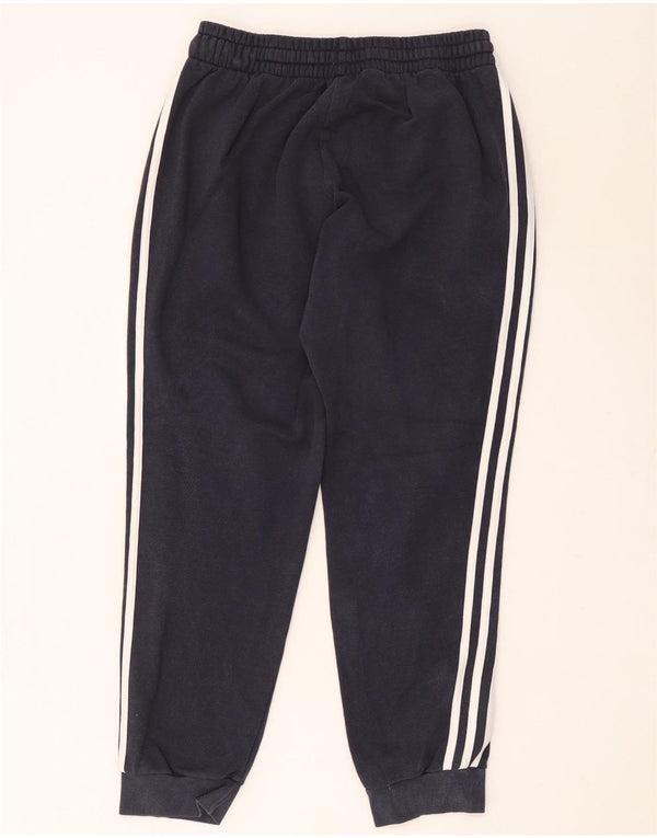 Adidas Mens Tracksuit Trousers Joggers Medium  Navy Blue Cotton