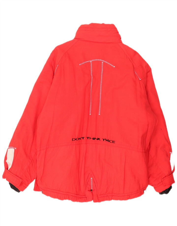 Nordica Mens Graphic Ski Jacket UK 40 Large Red Polyamide