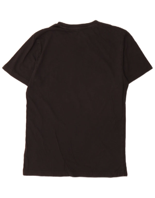 T-shirt grafica da uomo Adidas Top Small in cotone mimetico nero