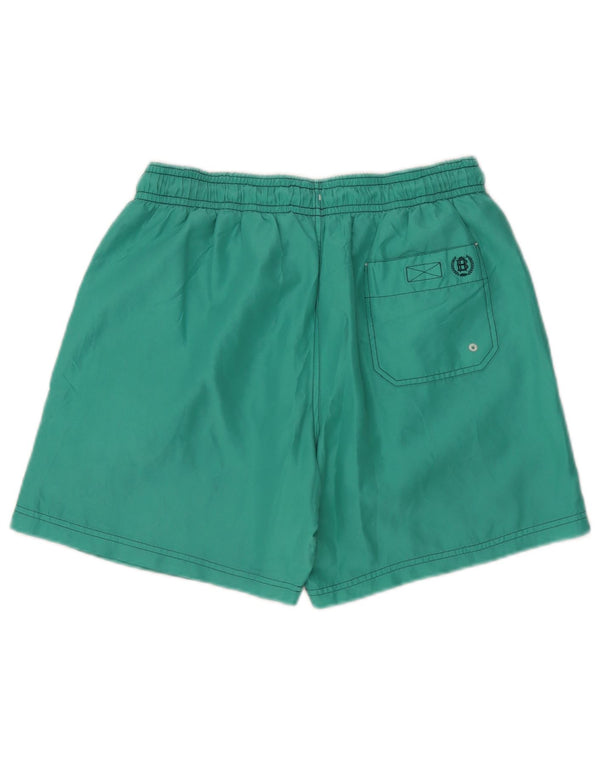 Marks & Spencer Herren Blue Harbor Badeshorts Mittelgrünes Polyester