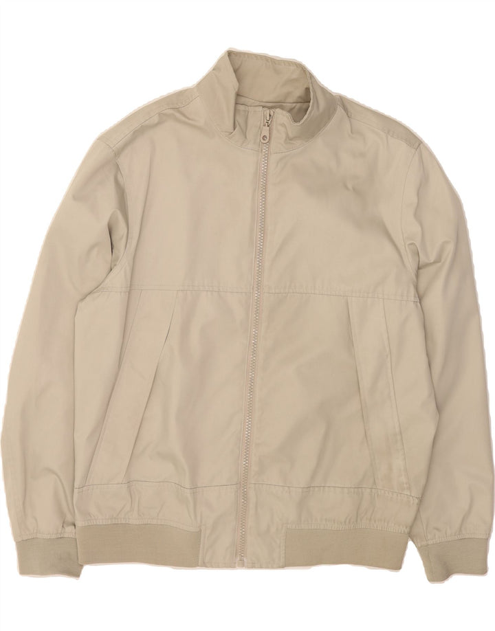ZARA Mens Bomber Jacket UK 42 XL Beige Nylon Vintage Zara and Second-Hand Zara from Messina Hembry 