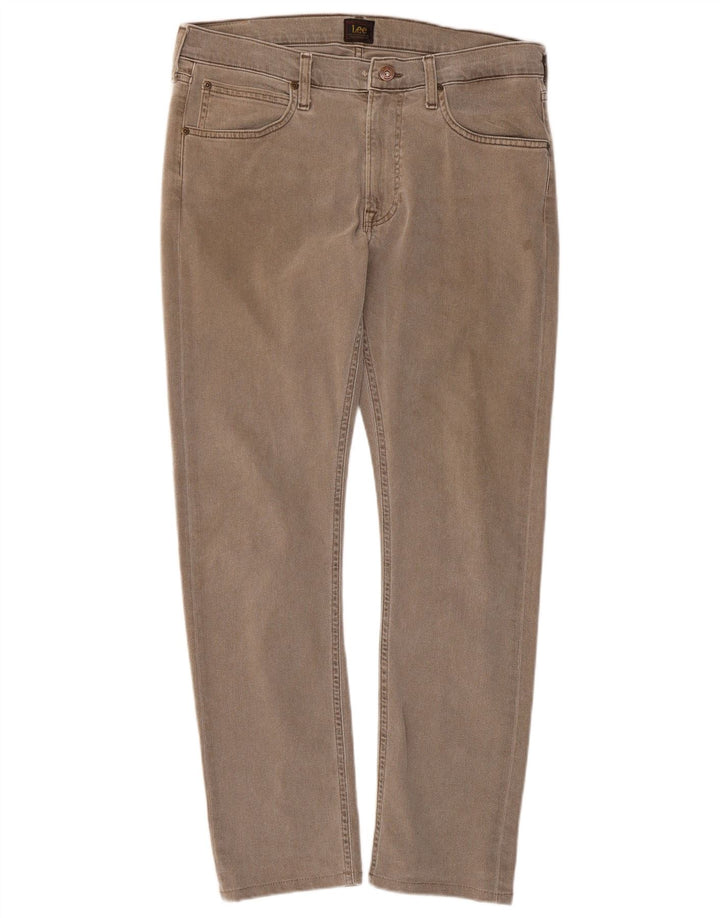 Lee Herren Slim Jeans W32 L28 Grau