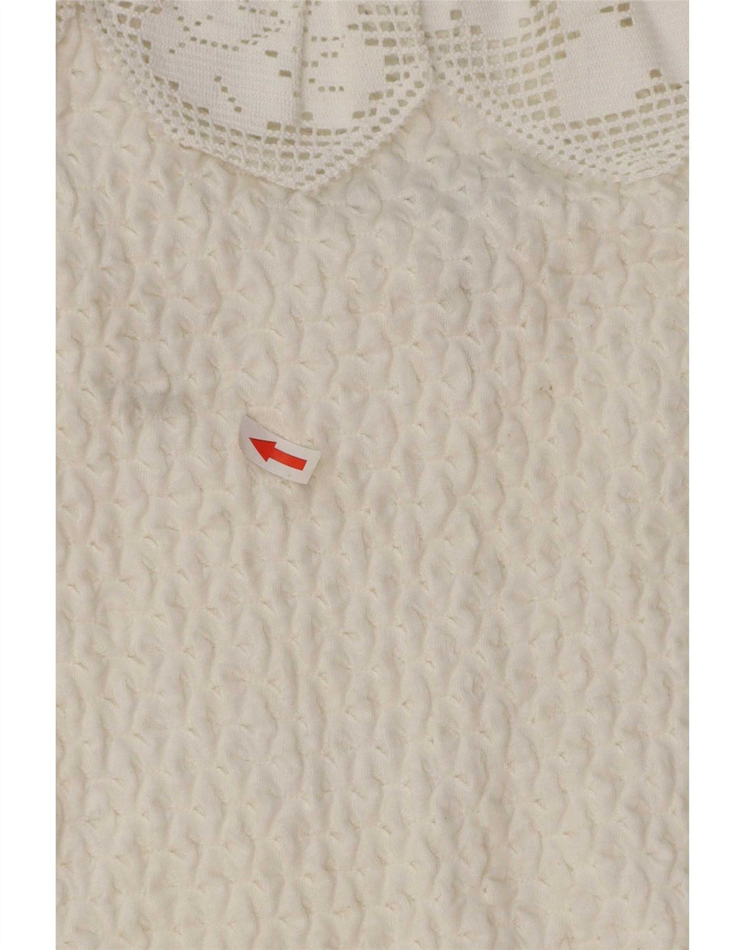Distler Blusa para mujer Top EU 36 Small White Cotton