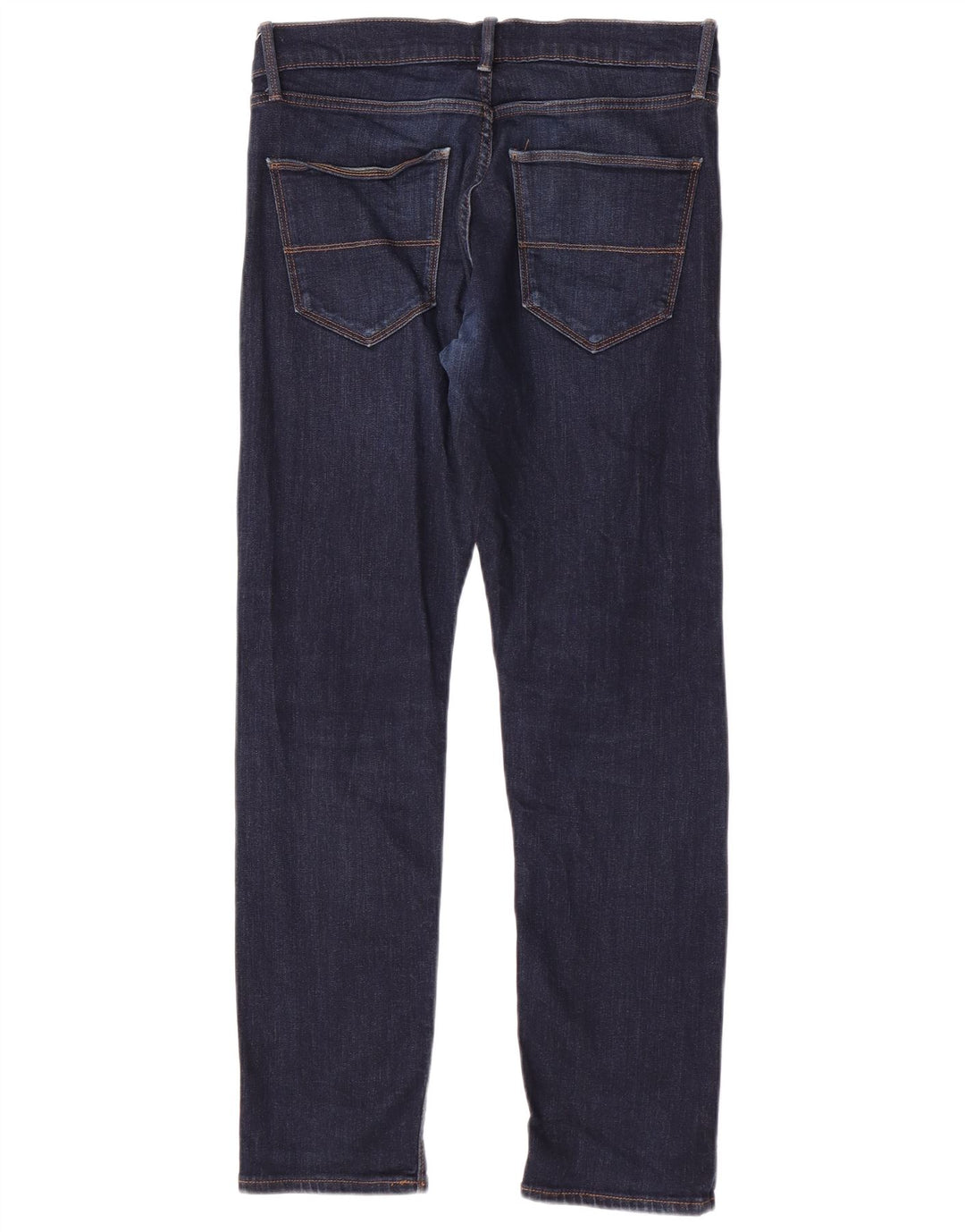 Jeans slim da uomo Marks & Spencer W32 L31 cotone blu navy