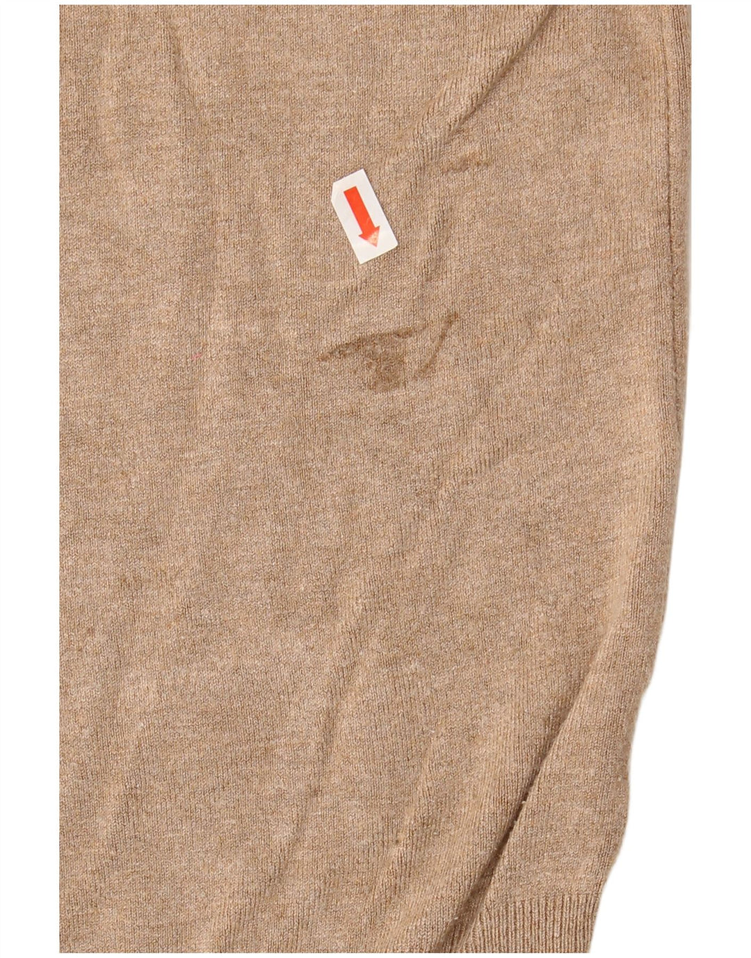 Zara Womens Crew Neck Jumper Sweater UK 12 Medium Brown