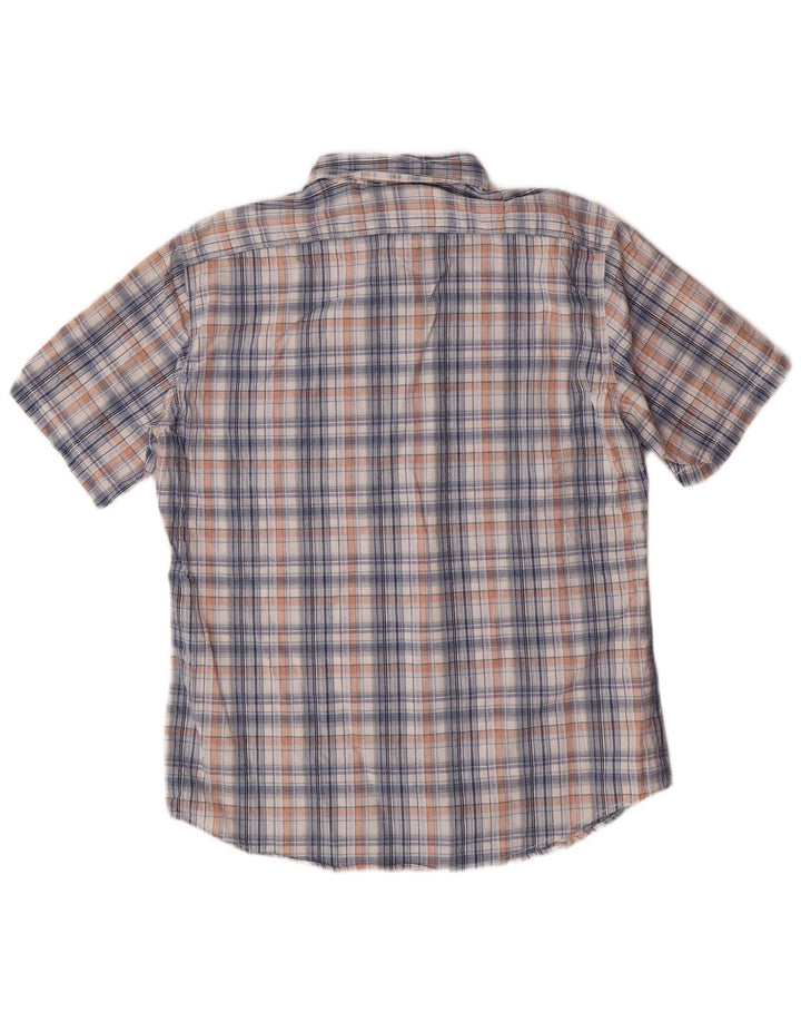 EDDIE BAUER Herre Classic Fit kortærmet skjorte medium flerfarvet ternet