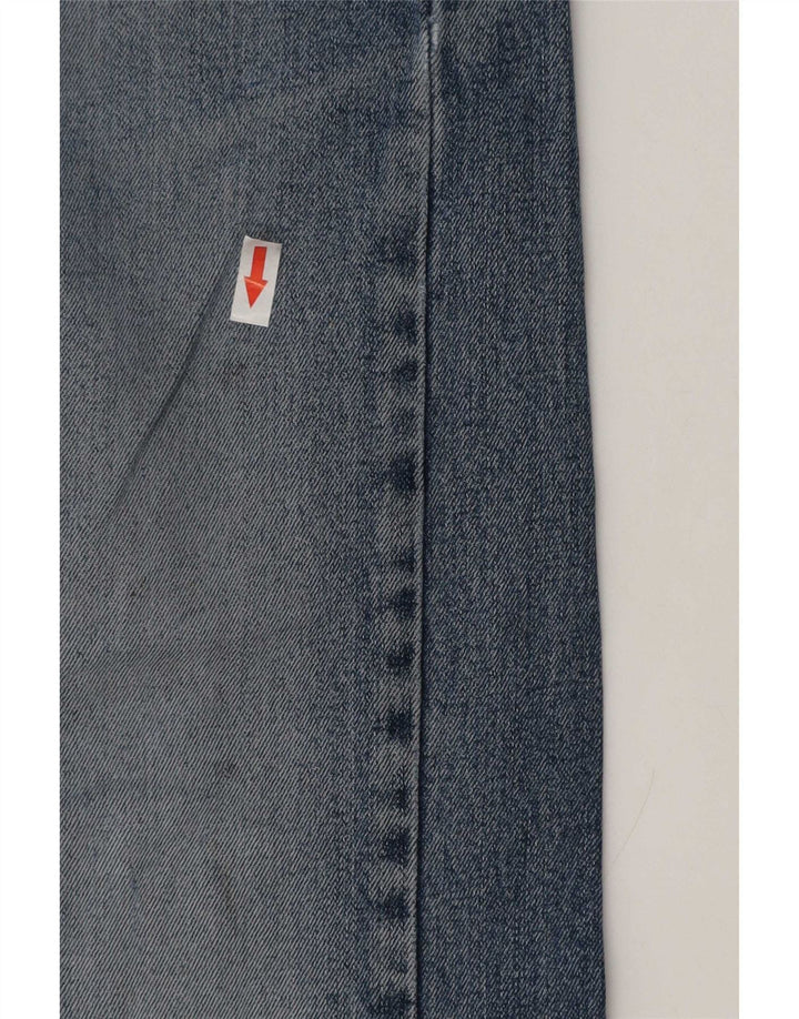 Levi's Mens 505 Regular Straight Jeans W34 L30 Blue Cotton