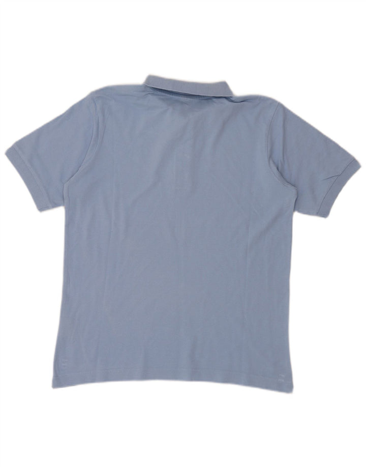 Kappa Herren-Poloshirt, kleine blaue Baumwolle