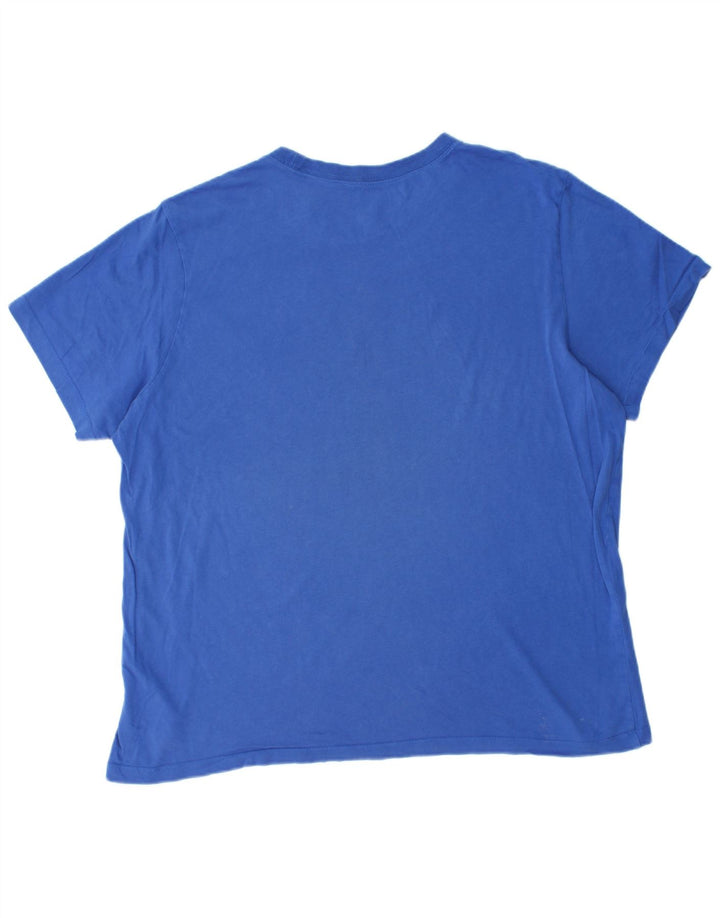 NIKE Mens Graphic T-Shirt Top XL Blue Cotton