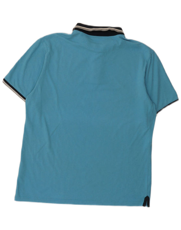 Tricou polo pentru bărbați Champion Herritage Fit, 2XL, bumbac color bloc, albastru