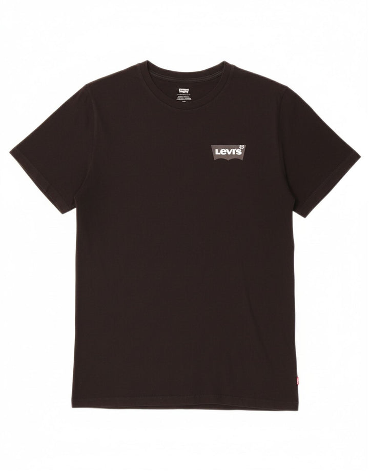 LEVI'S Mens T-Shirt Top Large Black Cotton Vintage Levi's and Second-Hand Levi's from Messina Hembry 