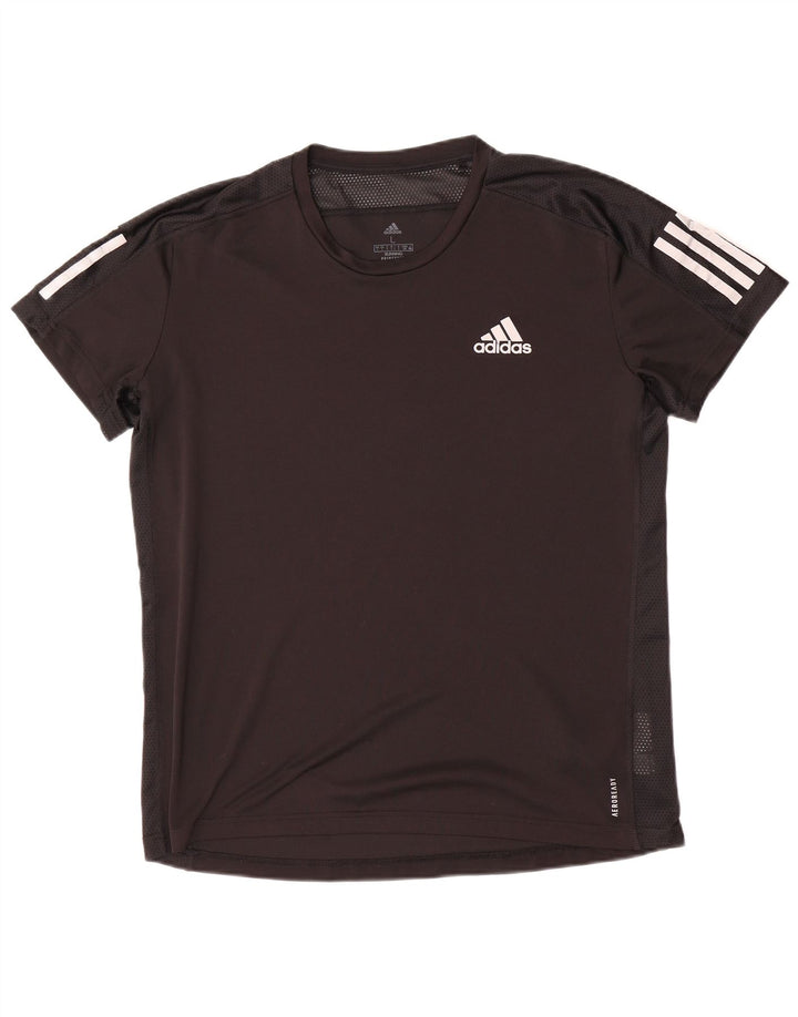 Adidas Mens Aeroready T-Shirt Top Large Black Polyester