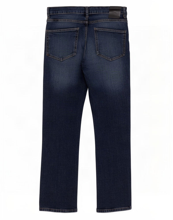 Jeans dritti da donna Massimo Dutti EU 38 Small W28 L26 Cotone blu navy