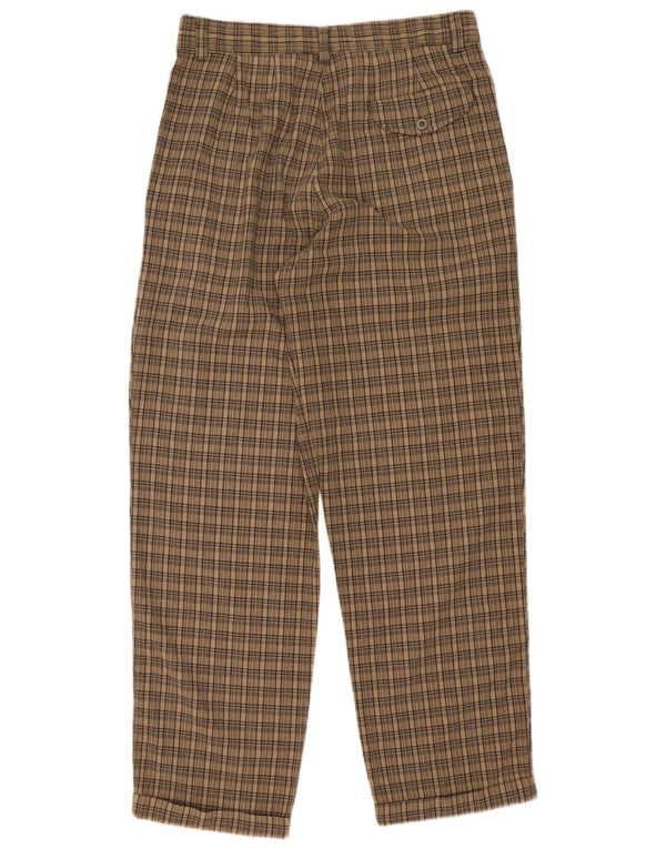 Pantaloni chino da uomo Carrera IT 50 Large W34 L30 Cotone a quadri marrone