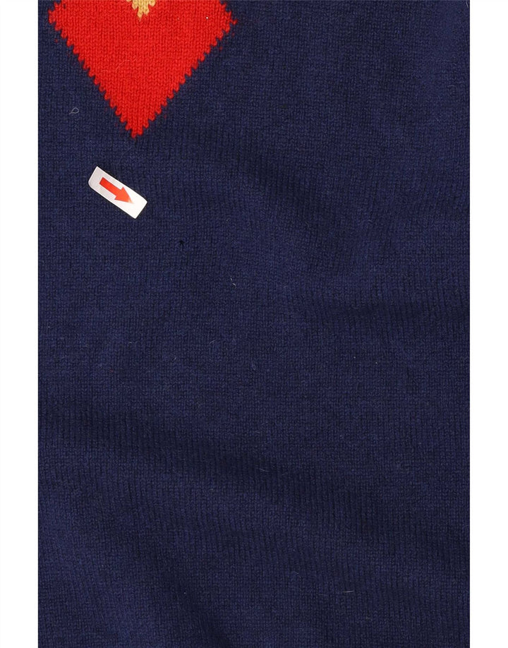 Marks & Spencer Herre sweater med rund hals, medium marineblå